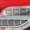 For 2015-2017 Focus Hatchback [LED Sequential] Tube Bar Red Tail Lights Pair