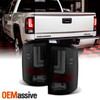 For 14-18 19 Sierra 1500/ 2500 HD/ 3500HD Black Smoked LED Tube Tail Brake Light