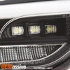 For 2015-2017 Focus Hatchback [LED Sequential] Tube Bar Black Tail Lights Pair
