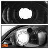 Fits 00-04 Ford Focus 4Dr Sedan JDM Black Tail Brake Lights Lamp Pair Left+Right