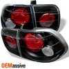 Fits 96-98 Civic 4Dr JDM Black Altezza Tail Lights Lamps Upgrade Left+Right Set