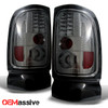 Fits 94-01 Ram 1500 94-02 Ram 2500/3500 Smoked Smoke LED Tail Lights Brake Lamps