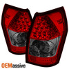 Fits 05-08 Magnum Full LED Red Smoked Tail Brake Lights Lamps Left+Right Pair