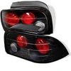 Fits 94-95 Mustang Sport Coupe JDM Black Tail Brake Lights Lamps Pair Left+Right