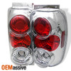 Fits 95-97 Explorer Xlt Sport SUV Chrome Clear Tail Lights Lamps Pair Left+Right