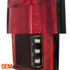 Fits 2015 2016 2017 Ford F150 Pickup Truck Red Clear Full LED DRL Tail Lights