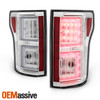 For 2018-2019 Ford F150 Truck LED Tube Light Bar Chrome Tail Lights Brake Lamp