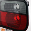 Fits 96-00 Honda Civic 2Dr Coupe Chrome Clear 4Pcs Tail Brake Lights Lamps Pair