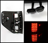 Fits Black 2009-2014 Ford F150 F-150 LED Tail Lights Brake Lamp Pair Left+Right
