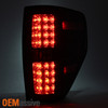 Fits Black 2009-2014 Ford F150 F-150 LED Tail Lights Brake Lamp Pair Left+Right