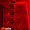 Fits 13 14 15 16 17 18 Ram 1500 2500 3500 Red Clear LED Tube Tail Lights Lamp