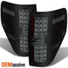 Fit Black Smoked 2009-2014 Ford F150 F-150 LED Brake Tail Lights Pair Left+Right