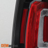 Fits 07-14 Chevy Suburban Tahoe Yukon XL Black LED Turn Signal Brake Tail Lights