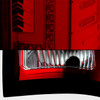 For 14-18 19 Sierra 1500/2500 HD/3500HD Red Clear LED DRL Tube Tail Brake Lights