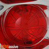Fits 02-06 Dodge Ram 1500 03-06 Ram 2500/3500 Pickup Clear Tail Lights Lamp Pair