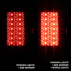 Fits Black 1997-2003 Ford F-150 1999-2007 Superduty Pickup LED Tail Lights Pair