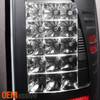 Fits 09-18 Ram 1500 10-18 Ram 2500/3500 Truck Black Chrome Bezel LED Tail Lights