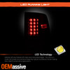 Red Clear Fits 2009-2018 Ram 1500 10-18 2500 / 3500 LED Tail Lights Brake Lamps