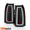 For 2015-2020 GMC Yukon XL Black Tail Lights brake Lamp Full LED Tube Light Bar