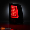 Black Smoked Fits 2013 2014 2015 16 17 18 Ram 1500 2500 3500 LED Tube Tail Light
