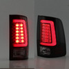 Black Smoked Fits 2013 2014 2015 16 17 18 Ram 1500 2500 3500 LED Tube Tail Light