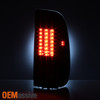 Fits 08-16 Ford F250/F350/F450/F550 LED Tail Lights Brake Lamp Black Smoked Set