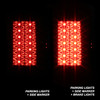 Fits 08-16 Ford F250/F350/F450/F550 LED Tail Lights Brake Lamp Black Smoked Set