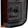 Fits 2015-2017 Ford F150 Smoke LED Tube Tail Lights + Black LED 3Rd Brake Light