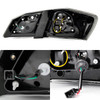 Fits 2013 2014 2015 Honda Accord LED Tail Lights Replacement Black Rear Brake