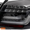 Fits 2013 2014 2015 Honda Accord LED Tail Lights Replacement Black Rear Brake