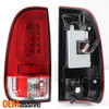 Fit 08-16 Ford F-250 F-350 F-450 F-550 SuperDuty LED Light Bar Tail Lights - Red