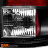 Fits 2002-2006 Dodge Ram 1500 2003-2006 2500 3500 Black LED Bar Tail Lights
