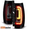 Fits 07-14 Suburban Tahoe Yukon XL Black Smoked Turn Signal Brake Tail Lights