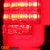 Fits 2009 2010 2011 2012 2013 2014 Ford F150 LED Light Tail Lights - Red Clear