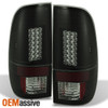Fit *Black Smoked* 97-03 F-150 99-07 F250 Superduty Pickup LED Tail Brake Light