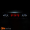 Fits 2015-2017 Ford F150 F-150 Red LED Tube Taillights + Red LED 3Rd Brake Light