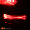 Fits 1999-02 Silverado Pickup Truck Black Bezel LED Tail Lights Rear Brake Lamps