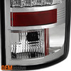 Fits 02-06 Ram 1500 03-06 Ram 2500/3500 Chrome Clear LED Tail Lights Lamps Pair