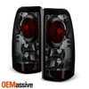 Fits 1999-2002 Silverado 99-06 Sierra Smoked Tail Lights + LED 3rd Cargo Light