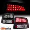 Fits 09-10 Dodge Charger SXT SRT-8 Se R/T V8 Black Full LED Tail Brake Lights