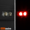 Fits 09-10 Dodge Charger SXT SRT-8 Se R/T V8 Black Full LED Tail Brake Lights