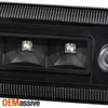Fits 2009-2014 Ford F150 F-150 Black LED Tail Lights + SMD LED 3rd Brake Lamp