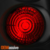 Fits 2002-2009 Trailblazer Ext Ls Lt Ss Black Tail Brake Lights Lamps Left+Right