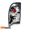 Fits 97-04 Dodge Dakota Pickup Chrome Clear Tail Lights Lamps Left+Right