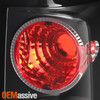Fits 04-08 Ford F150 Pickup Truck Styleside Body Black Tail Brake Lights Lamps