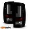 Fits 2016-2018 GMC Sierra 1500 SLT Denali LED Tube Black Smoked Tail Lights