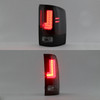 Fits 2016-2018 GMC Sierra 1500 SLT Denali LED Tube Black Smoked Tail Lights