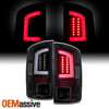 Fits 2002-2006 Dodge Ram 1500 03-06 2500 3500 LED Bar Tail Brake Lights - Black
