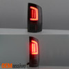 Fits 2002-2006 Dodge Ram 1500 03-06 2500 3500 LED Bar Tail Brake Lights - Black