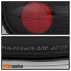 Fits 99-04 Silverado Sierra Stepside Model Black Bezel Tail Lights Brake Lamps